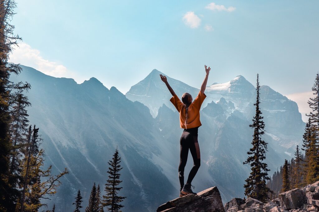 girl who climbed a mountain